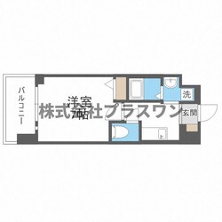 エグゼ難波西Ⅲの物件間取画像